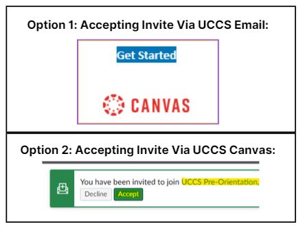 Screenshot of invitation