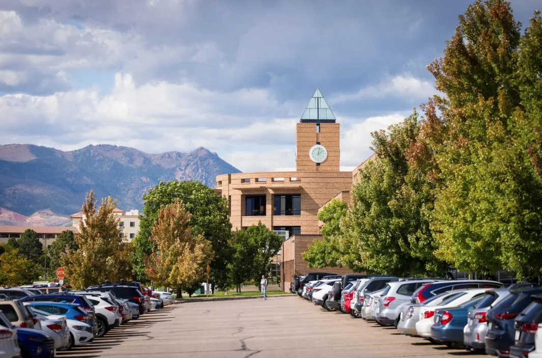 Photo of UCCS parking lot