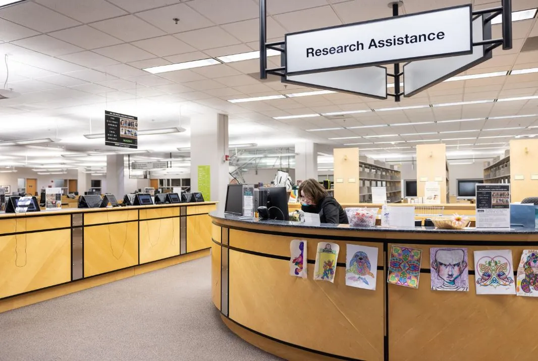 Inside of the Library 