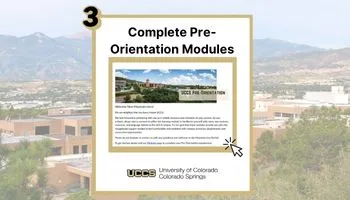 Screenshot of the Pre-Orientation Module homepage
